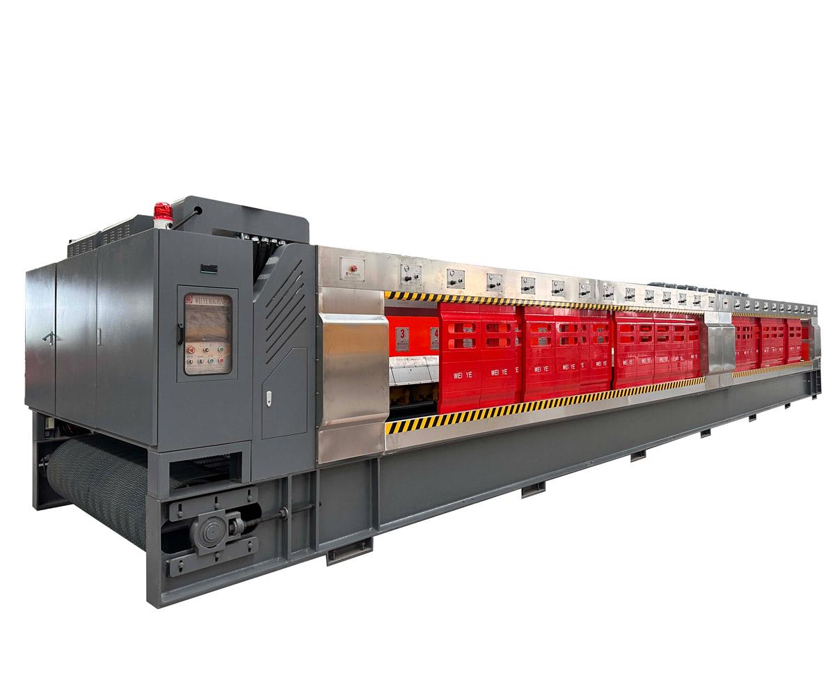 Granite polishing line